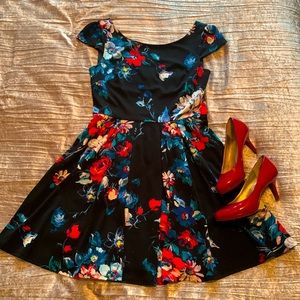 Black Floral Dress